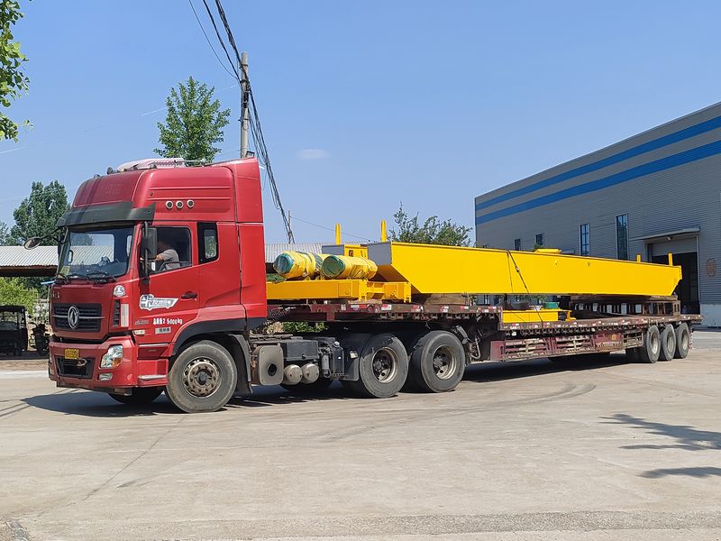 電動葫蘆橋式起重機  LH16/5t-16.4m 制作完成，發(fā)往湖南交付客戶使用。